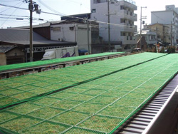 折板屋根施工例1